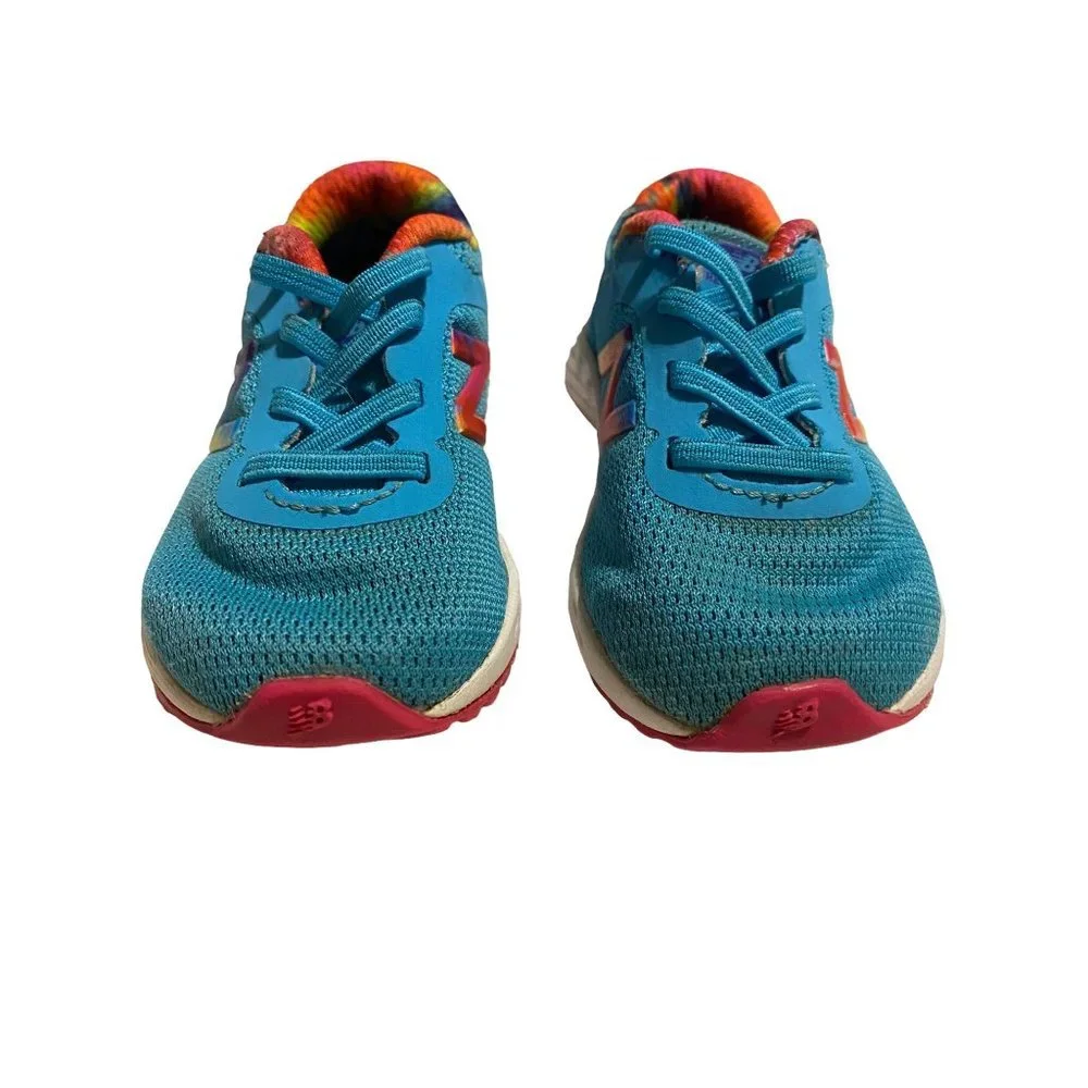 New Balance Arishi v2 Fresh Foam Sneaker Toddler Sz 5‎ Rainbow Accent